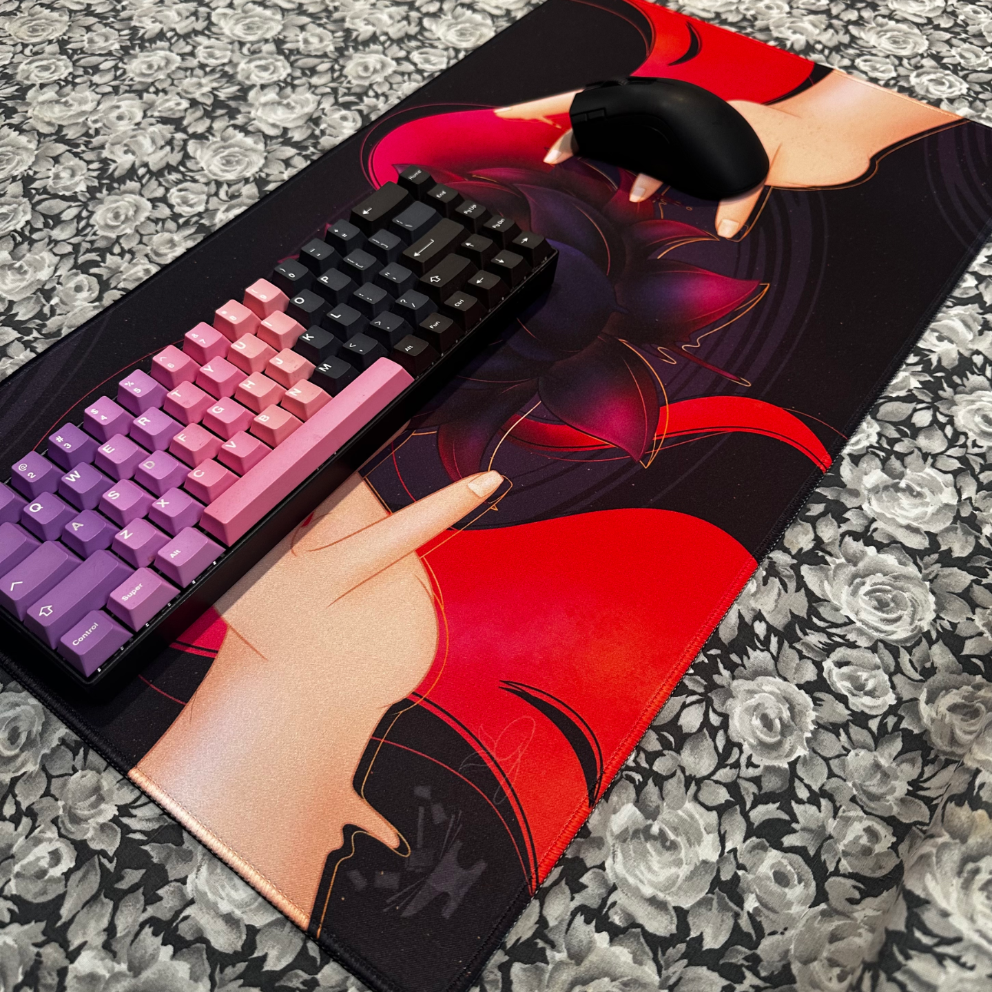 Red Lotus Playmat