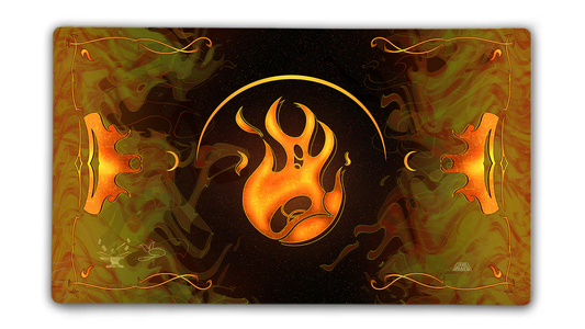 Red Mana Playmat